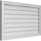 Ekena Millwork Vertical Surface Mount PVC Gable Vnt: Non-Functional, w/2"W x 1-1/2"H, Brickmould Frame, 40"W x 24"H GVPVE40X2402SN - alternate 3